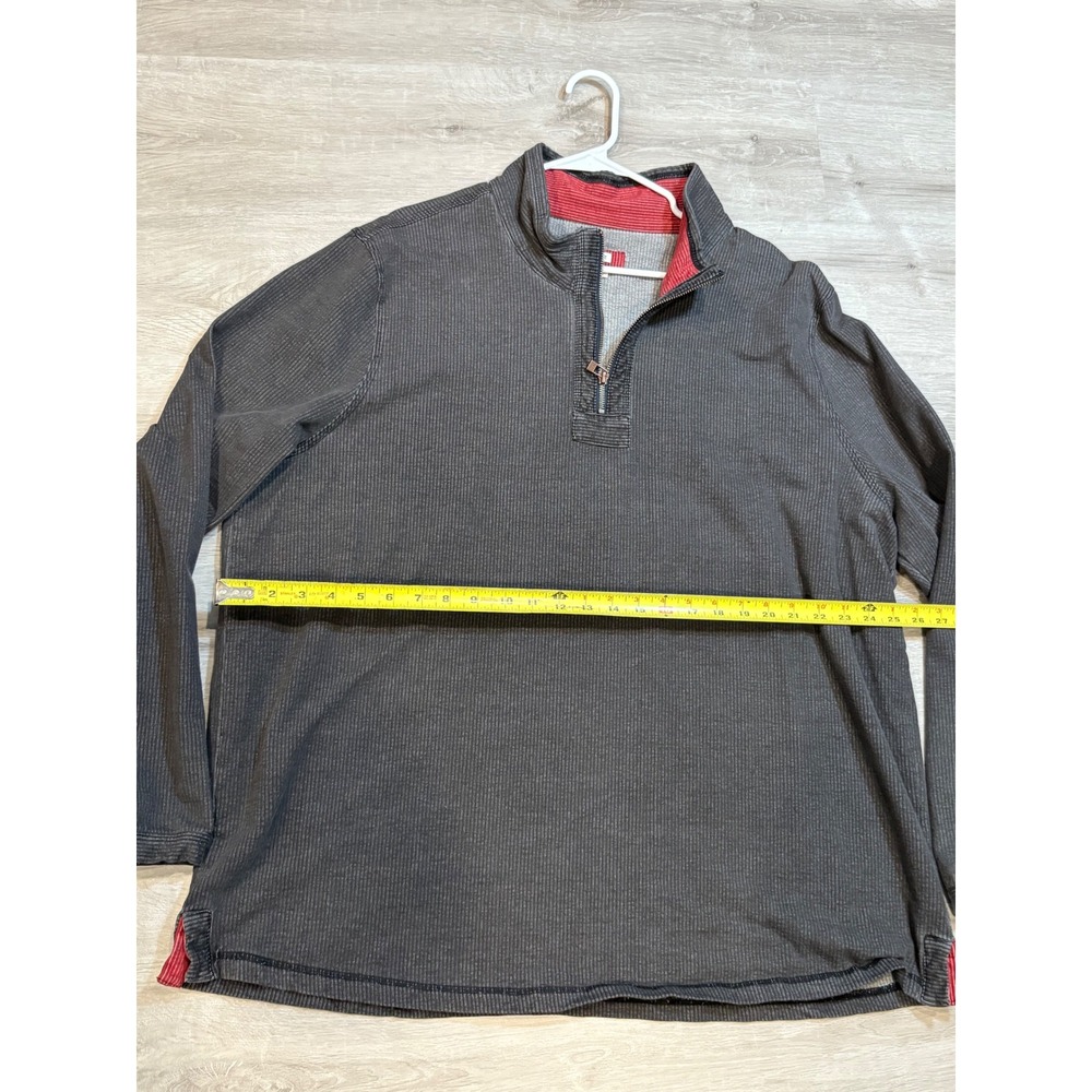 Carbon2Cobalt Pullover 1/4 Zip‎ Long Sleeve Casual Comfy Mens Top XXL - Picture 4 of 5